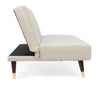 Divano letto Alma da 3 posti, struttura in legno di eucalipto, 180 x 88 x 82 h cm