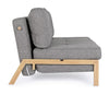 Divano letto Hayden con struttura in acciaio e imbottitura comoda, 95 x 96 x 79 h cm