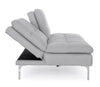 Divano letto Leon da 3 posti, con struttura in legno di eucalipto, 190 x 94 x 85 cm