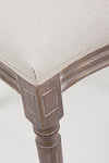 Sedia Mathilde con struttura in legno di betulla, per arredo interno 48 x 46 x h 96 cm