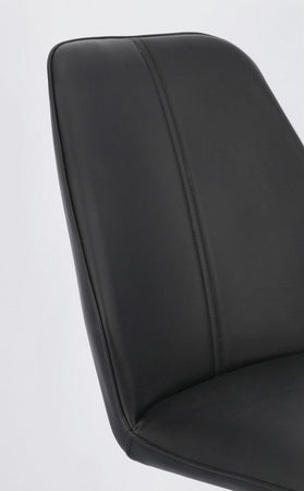 Sedia "Maxwell" con struttura in compensato, per arredo interno 44 x 62 x h 88 cm