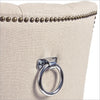 Sedia Cally con struttura in legno di quercia, per arredo interno 51 x 61 x h 90 cm