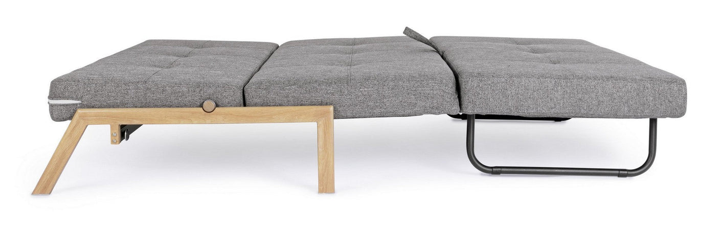 Divano letto "Hayden" con struttura in acciaio e imbottitura comoda, 95 x 96 x 79 h cm