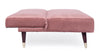 Divano letto Alma da 3 posti, struttura in legno di eucalipto, 180 x 88 x 82 h cm