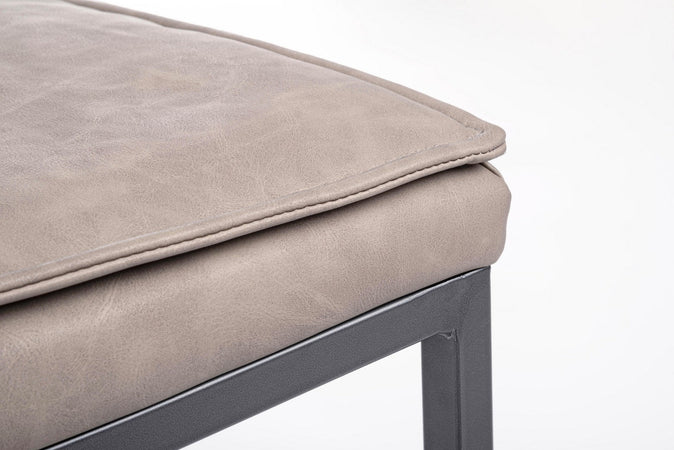 Sedia "Sofie" con struttura in acciaio e compensato, per arredo interno 43 x 59,5 x h 99,5 cm