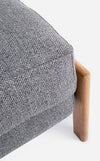 Divano letto Hayden con struttura in acciaio e imbottitura comoda, 95 x 96 x 79 h cm
