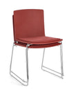 Sedia Giulia con seduta in plastica, per arredo interno 43,5 x 50 x h 79 cm