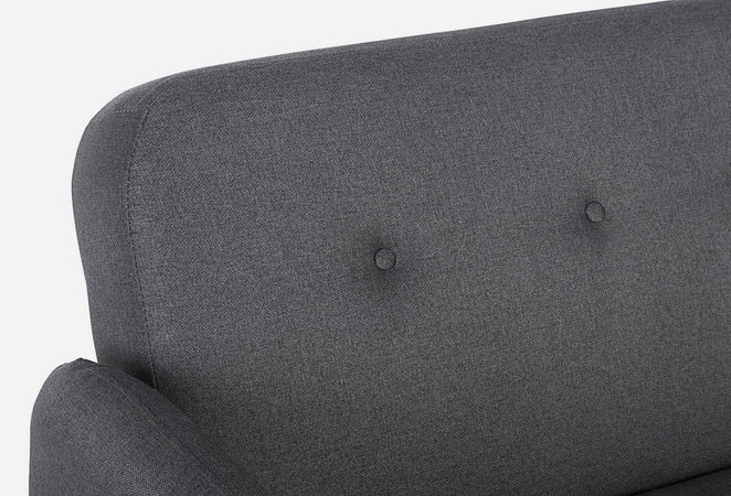 Divano letto "Bridjet" per interno con struttura in legno di eucalipto, 200 x 82 x 81 cm