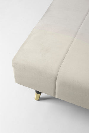 Divano letto "Alma" da 3 posti, struttura in legno di eucalipto, 180 x 88 x 82 h cm
