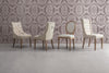 Sedia Mathilde con struttura in legno di betulla, per arredo interno 48 x 46 x h 96 cm
