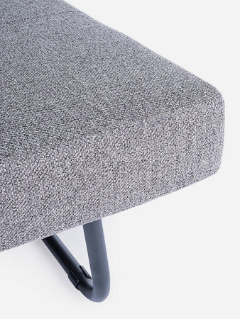 Divano letto "Hayden" con struttura in acciaio e imbottitura comoda, 95 x 96 x 79 h cm