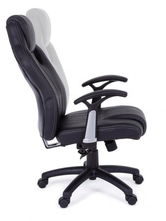 Poltrona "Spider" da gaming ed ufficio ergonomica, con braccioli, schienale reclinabile e ruote