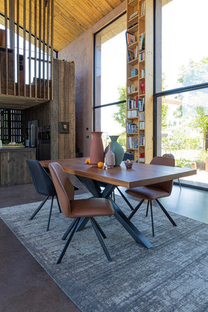 Sedia "Maxwell" con struttura in compensato, per arredo interno 44 x 62 x h 88 cm