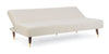 Divano letto Alma da 3 posti, struttura in legno di eucalipto, 180 x 88 x 82 h cm