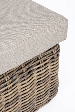 Poltrona "Coraline" struttura in alluminio, per esterno, cuscini seduta e schienale sfoderabili