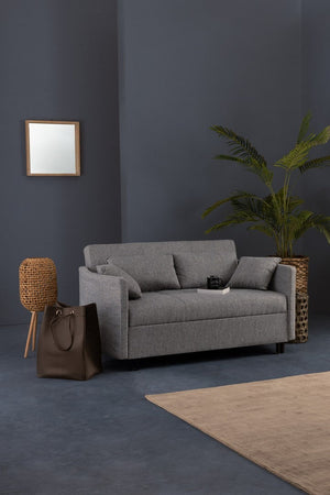 Divano letto "Clayton" per interno con cuscino Struttura in compensato e acciaio, 166 x 88 x 84 cm