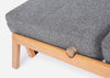 Divano letto Hayden con struttura in acciaio e imbottitura comoda, 95 x 96 x 79 h cm