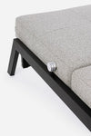 Divano letto Hayden con struttura in acciaio e imbottitura comoda, 95 x 96 x 79 h cm