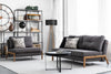 Divano letto Hayden con struttura in acciaio e imbottitura comoda, 95 x 96 x 79 h cm