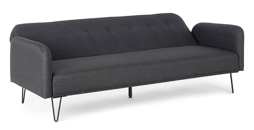 Divano letto "Bridjet" per interno con struttura in legno di eucalipto, 200 x 82 x 81 cm