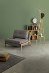 Divano letto Hayden con struttura in acciaio e imbottitura comoda, 95 x 96 x 79 h cm