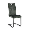 Sedia Kenneth con gambe in acciaio verniciato a polvere epossidica, per arredo interno 42 x 56 x h 102 cm