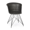 Sedia Loft con gambe in acciaio verniciato a polvere epossidica, per arredo interno 56 x 54 x h 76 cm