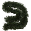 Ghirlanda natalizia verde in PVC, decorazione per interno, da 270 cm