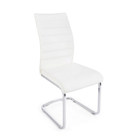 Sedia "Myra" con struttura seduta e schienale in compensato, per arredo interno 41 x 60 x h 98 cm