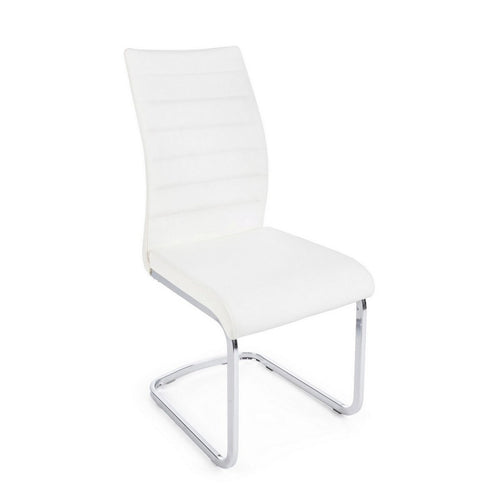 Sedia Myra con struttura seduta e schienale in compensato, per arredo interno 41 x 60 x h 98 cm