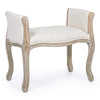 Panca Singola Diva per interno, con Struttura In Rubber Wood, da 71x48x60h cm