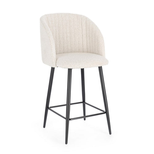 Sgabello per interno Queen Struttura In Compensato, 53 x 59 x 97 h cm