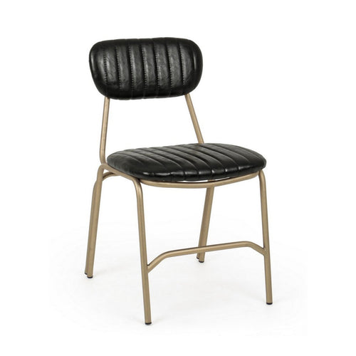 Sedia Addy con struttura in acciaio verniciato a polvere epossidica, per arredo interno 44 x 55 x h 80 cm