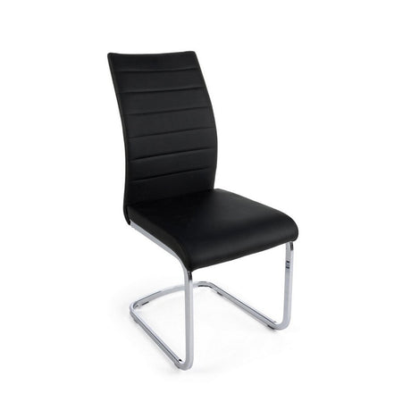 Sedia "Myra" con struttura seduta e schienale in compensato, per arredo interno 41 x 60 x h 98 cm