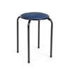 Sgabello per interno Amal Struttura In Tubolare Di Acciaio Verniciato A Polvere Ø 19Mm, 30 x 30 x 45 h cm
