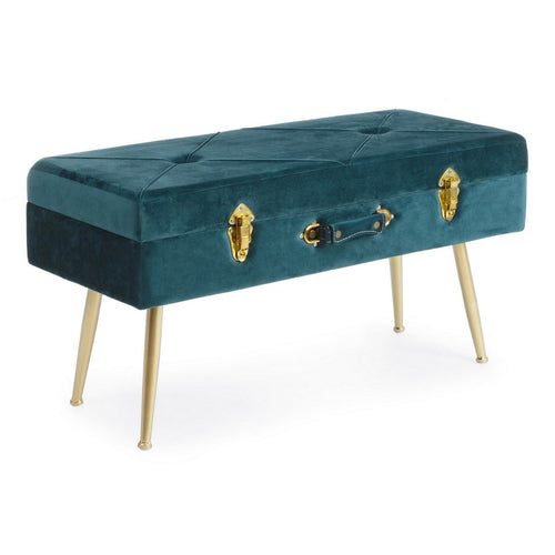 Panca Contenitore Polina per interno, con Struttura In Mdf, da 80x34x42h cm