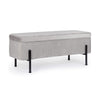 Panca Contenitore Irina per interno, con Struttura In Mdf E Compensato, da 110x42x42h cm