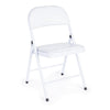 Sedia Felicity con struttura in tubolare di acciaio ø22 mm verniciato a polvere (poliestere), per arredo interno 45 x 45 x h 78 cm