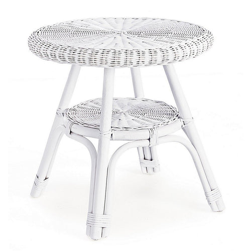 Tavolino Alliss in rattan e fibre naturali, per esterno, da 52 x 52 cm