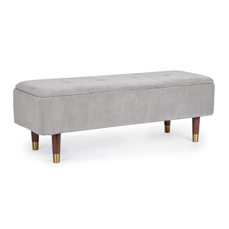 Panca Contenitore "Kira" per interno, con Struttura In Mdf E Compensato, da 120x42x42h cm