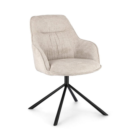 Sedia "Grant" con gambe in acciaio verniciato a polvere epossidica, per arredo interno 59 x 65 x h 86 cm