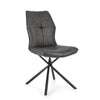 Sedia Kepler con gambe in acciaio verniciato a polvere epossidica, per arredo interno 50 x 66 x h 94 cm