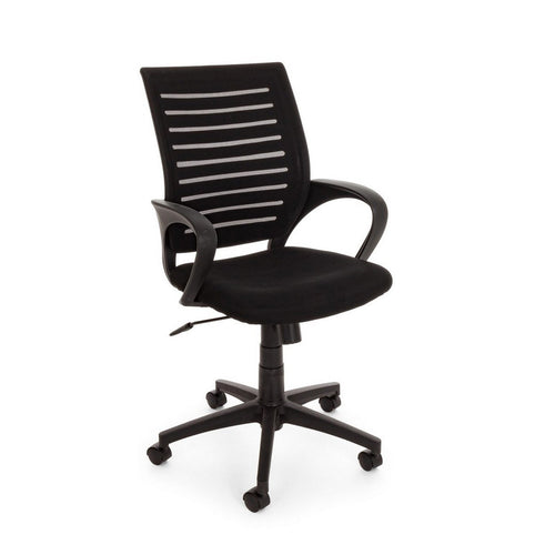 Sedia Marion da ufficio ergonomica con braccioli, altezza regolabile, ruote