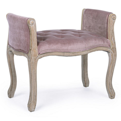 Panca Singola Diva per interno, con Struttura In Rubber Wood, da 71x48x60h cm
