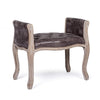 Panca Singola Diva per interno, con Struttura In Rubber Wood, da 71x48x60h cm