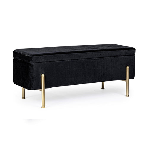 Panca Contenitore Irina per interno, con Struttura In Mdf E Compensato, da 110x42x42h cm