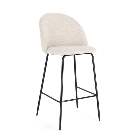 Sgabello da bar Carry per interno, Struttura In Acciaio E Compensato, 38 x  x 38 x 75 cm