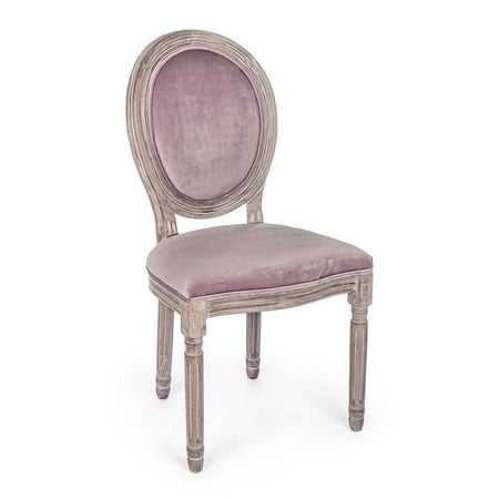 Sedia "Mathilde" con struttura in legno di betulla, per arredo interno 48 x 46 x h 96 cm