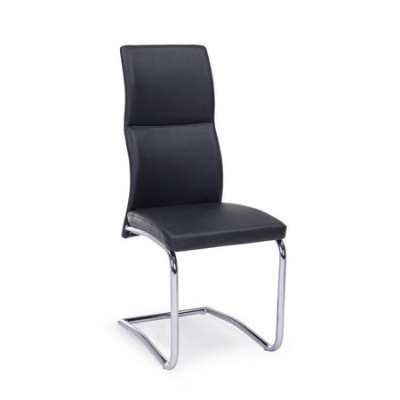 Sedia "Thelma" con struttura in acciaio, per arredo interno 43,5 x 62 x h 102 cm