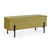 Panca Contenitore Irina per interno, con Struttura In Mdf E Compensato, da 110x42x42h cm